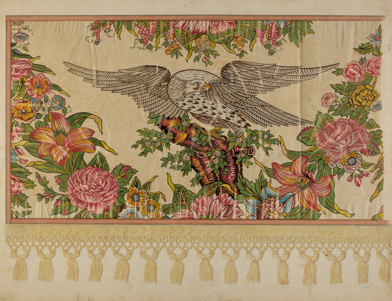 Chintz valans för postersäng av Raymond Manupelli