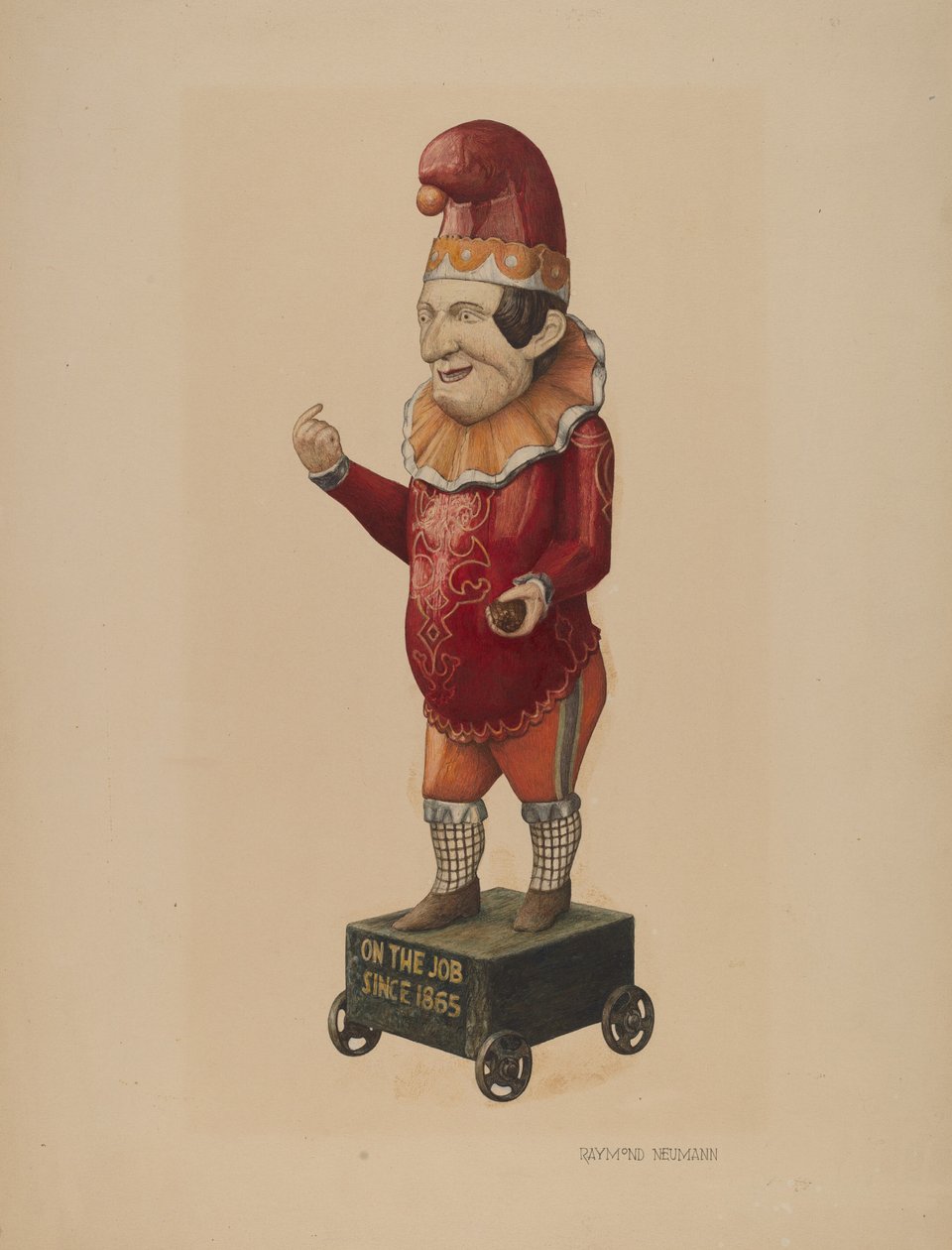 Cigarrbutiksfigur: "Punch" av Raymond Neumann