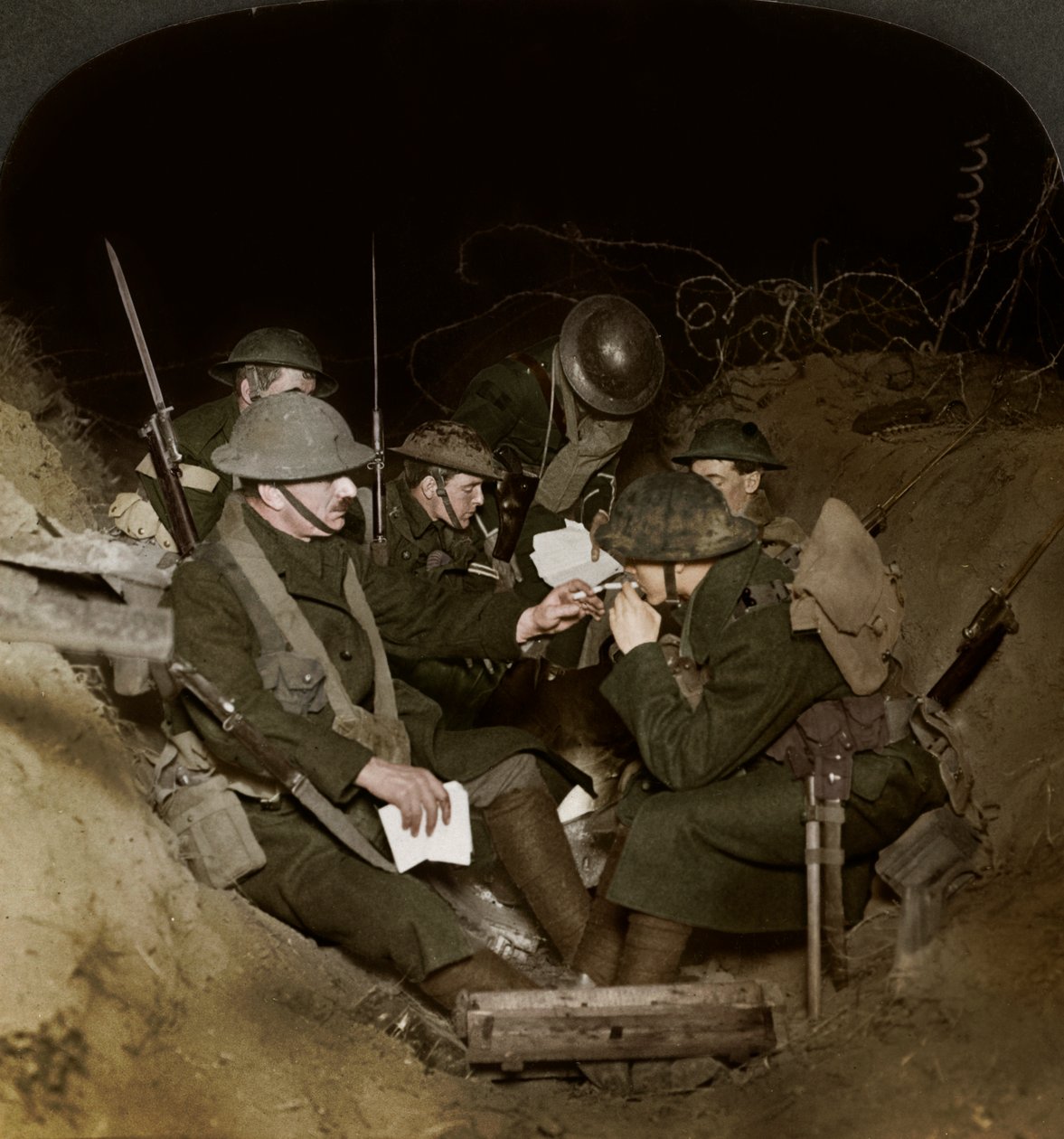 En kväll i reservgraven vid Beaumont Hamel, Frankrike, första världskriget, 1914-1918. av Realistic Travels Publishers