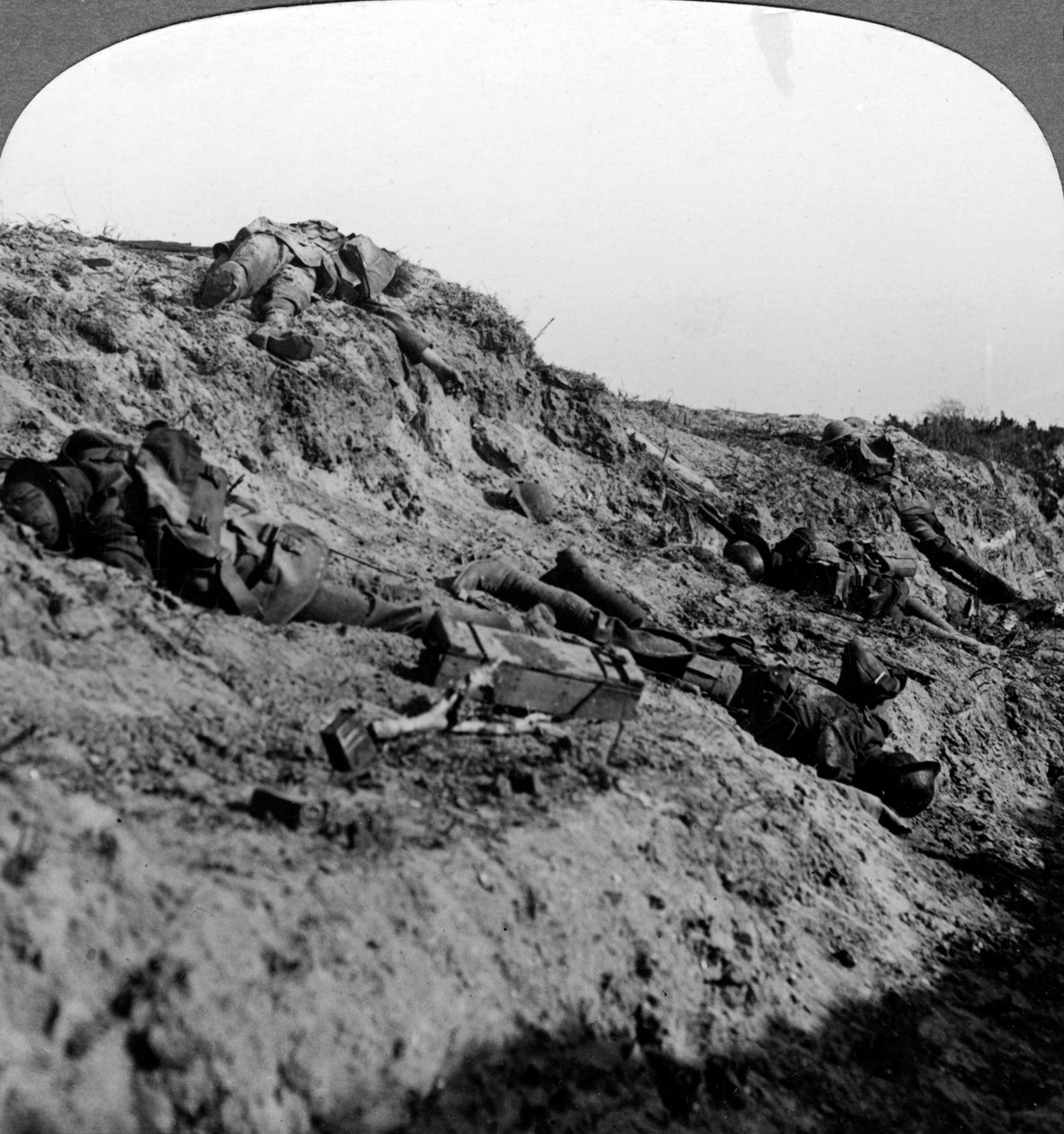 Döda soldater, Vimy Ridge, Frankrike, första världskriget, 1914-1918 av Realistic Travels Publishers