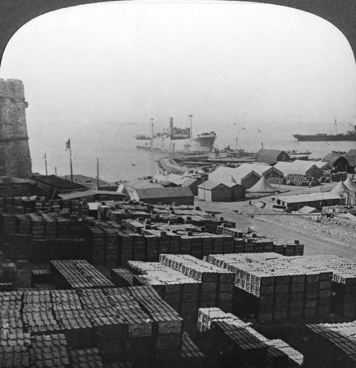 Butiker i Sedd el Bahr, Gallipoli, Turkiet, första världskriget, 1915 av Realistic Travels Publishers