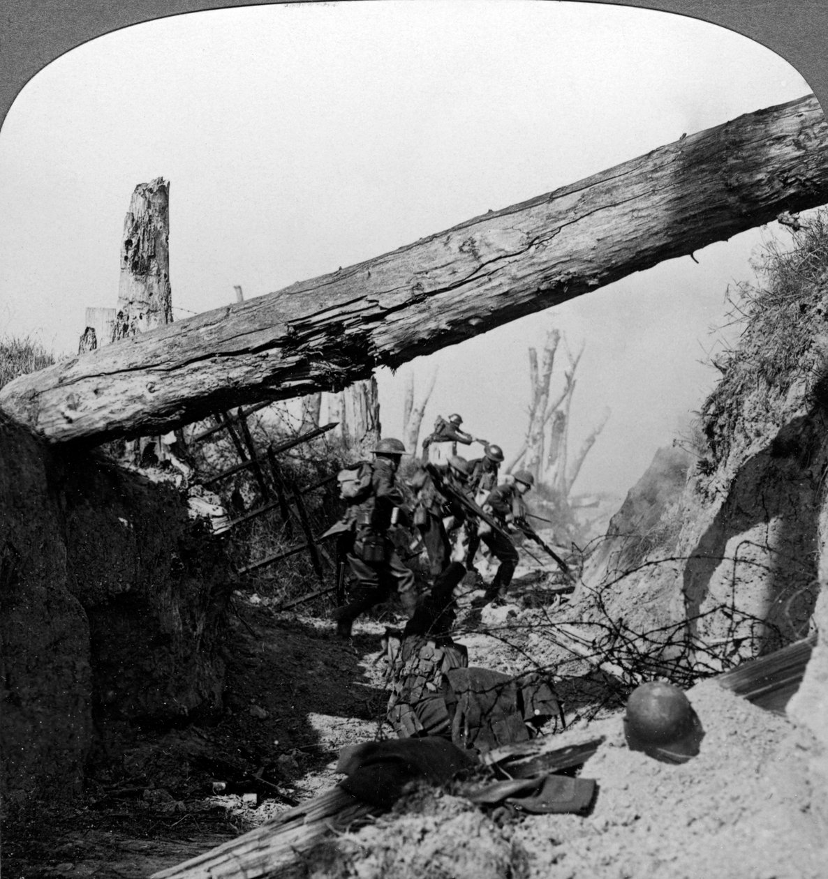 Skyttegravskrigföring på Wotanlinjen, Queant, Frankrike, första världskriget, 1917-1918. av Realistic Travels Publishers
