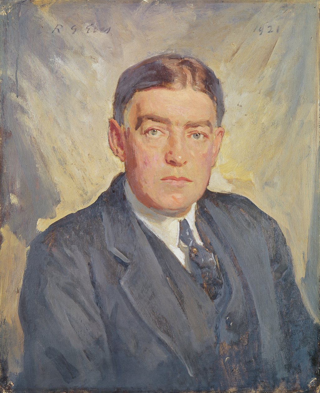 Porträtt av Sir Ernest Shackleton (1874-1922) 1921 av Reginald Grenville Eves