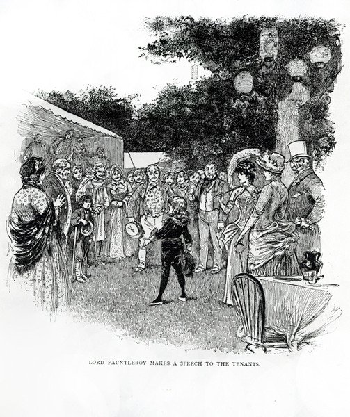 Illustration för Little Lord Fauntleroy (gravyr) av Reginald Bathurst Birch