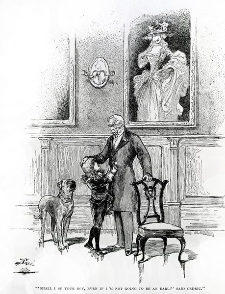 Illustration för Little Lord Fauntleroy (gravyr) av Reginald Bathurst Birch