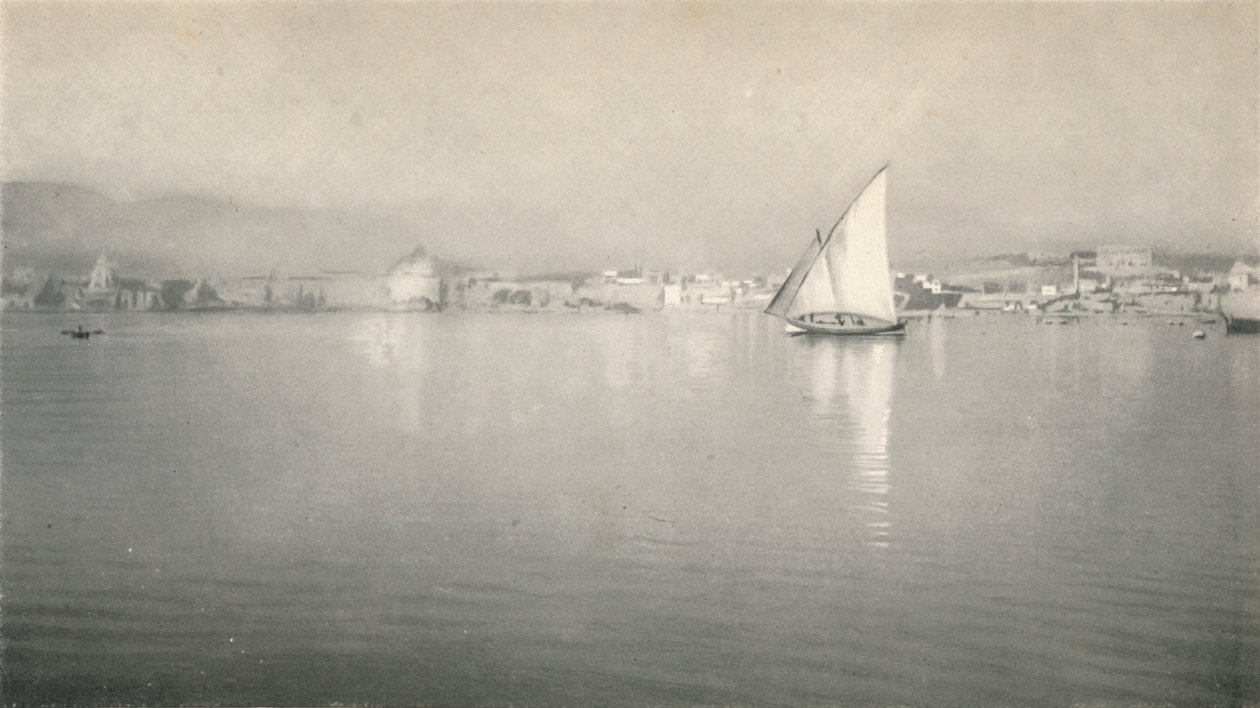 I hamnen, Palma, Mallorca, c1927, 1927 av Reginald Belfield
