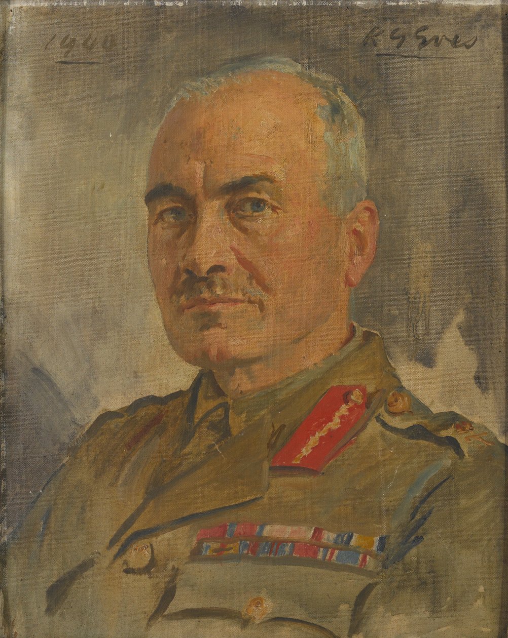 Generallöjtnant Sir Ronald Forbes Adam Bt, 1940 ca av Reginald Grenville Eves