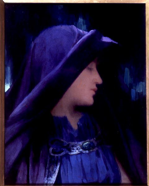 Mythological Celtic Beauty (olja på duk) av Reginald Machell
