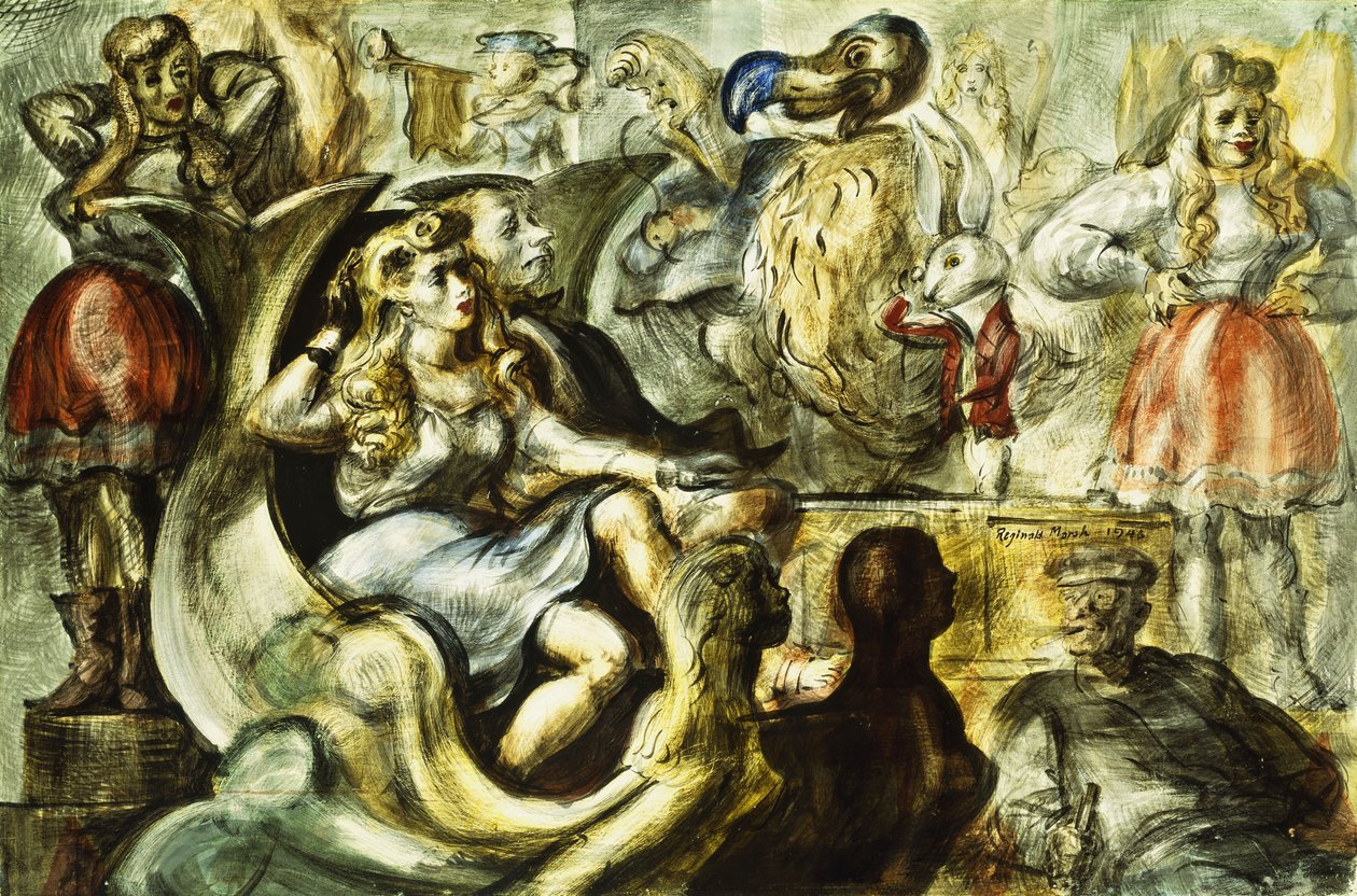Alice i Underlandet av Reginald Marsh
