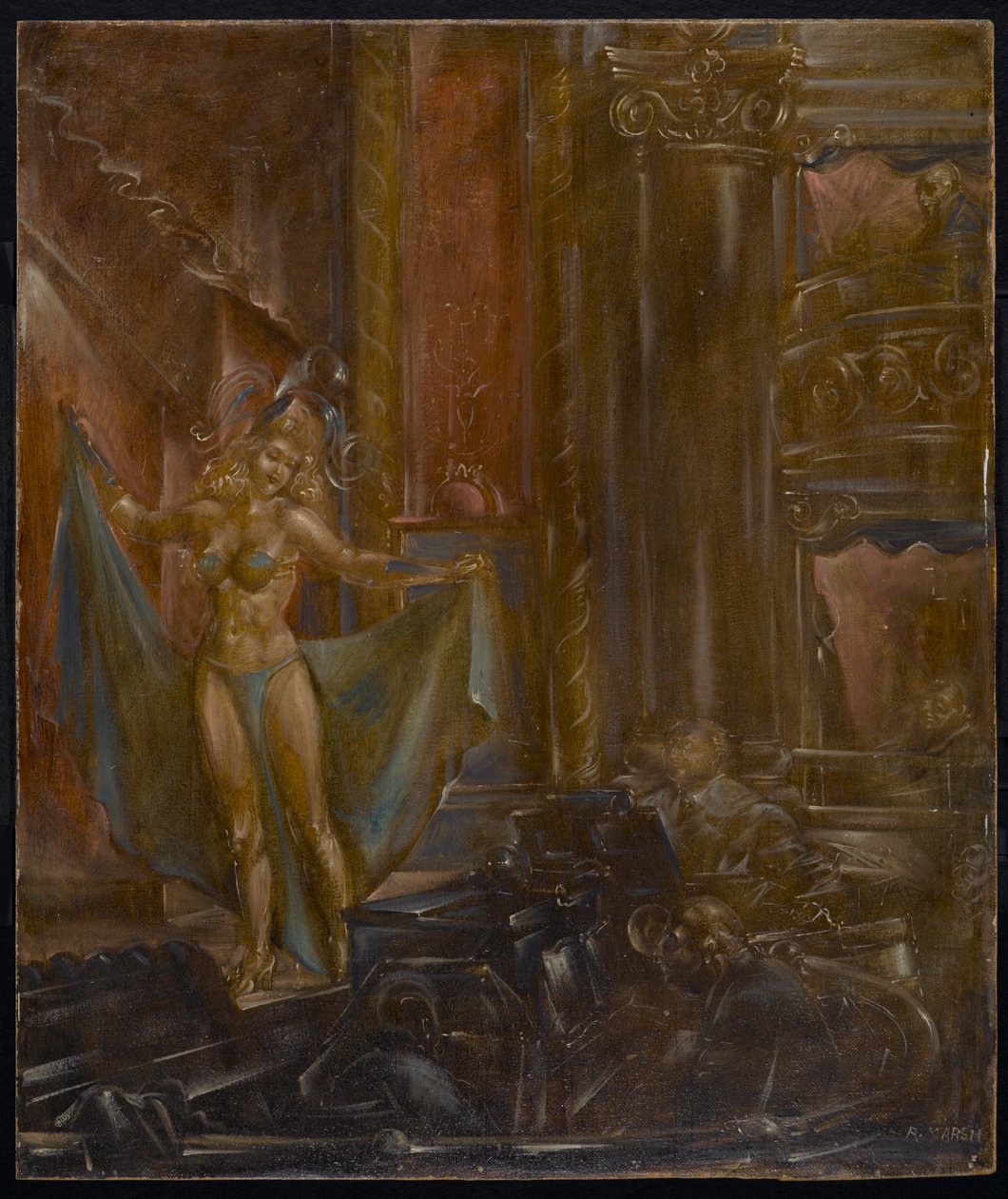 Burlesk av Reginald Marsh