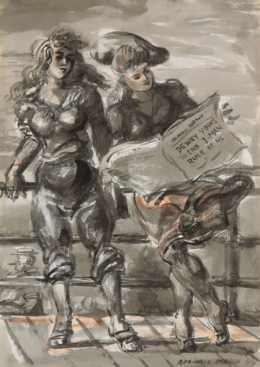 Dagliga nyheter av Reginald Marsh