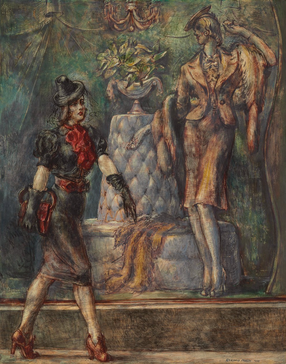 Femte Avenyn av Reginald Marsh