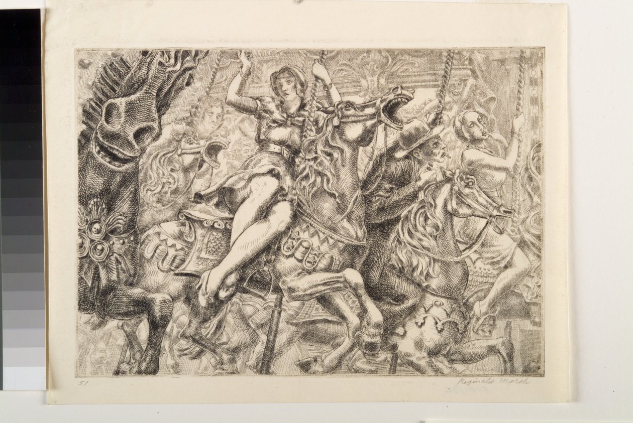 Merry-Go-Round (etsning) av Reginald Marsh