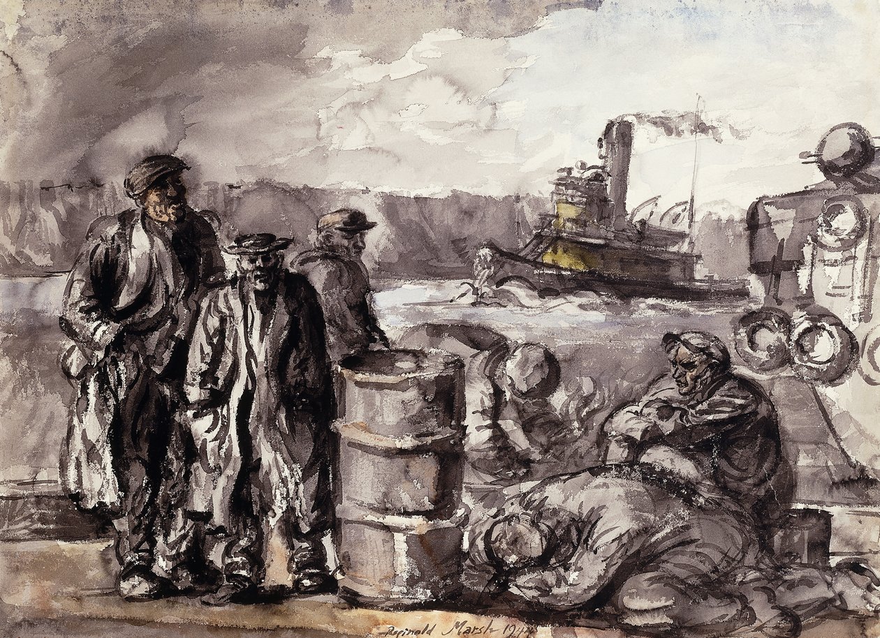 På kajerna av Reginald Marsh