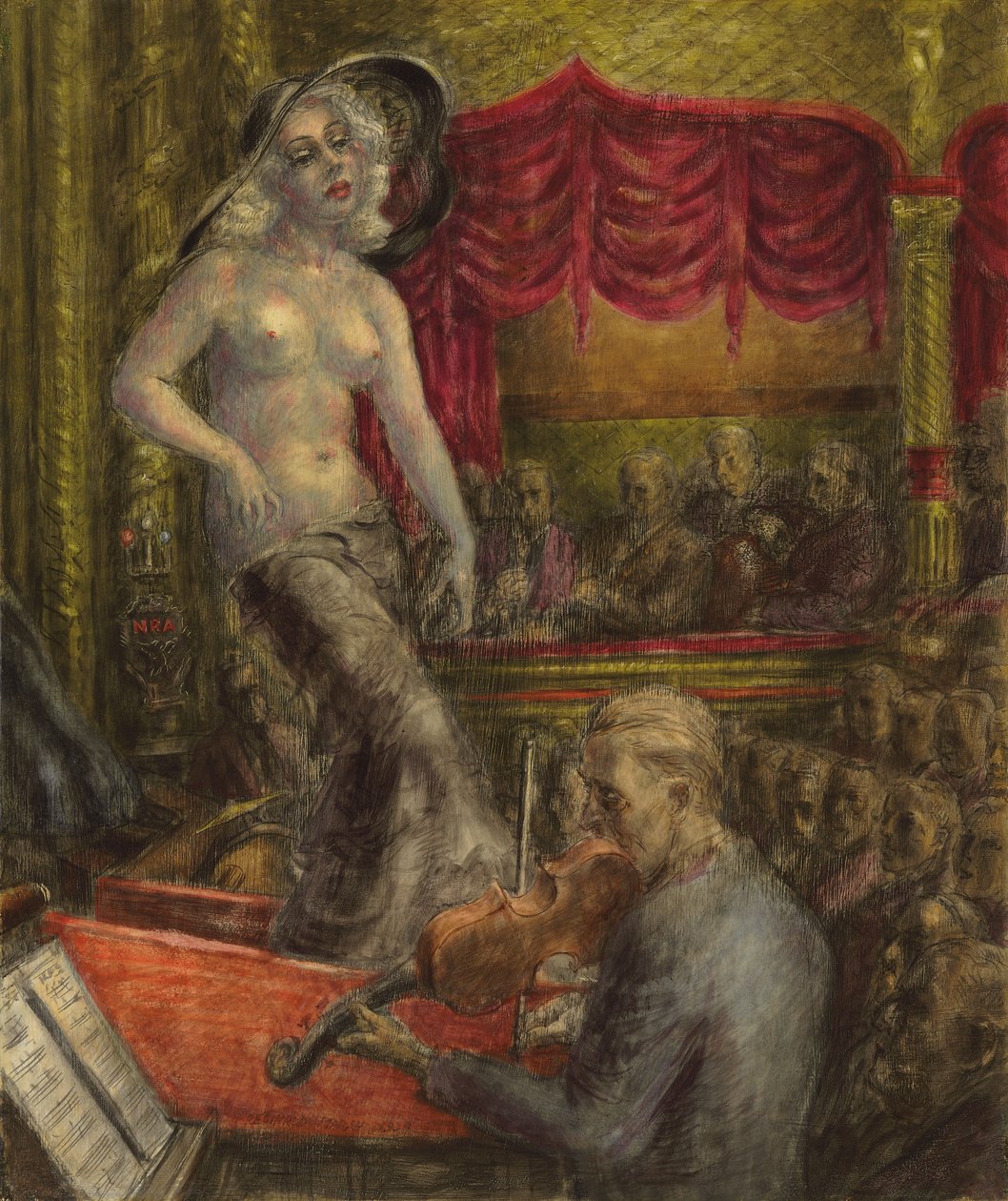 De betalar för att se av Reginald Marsh