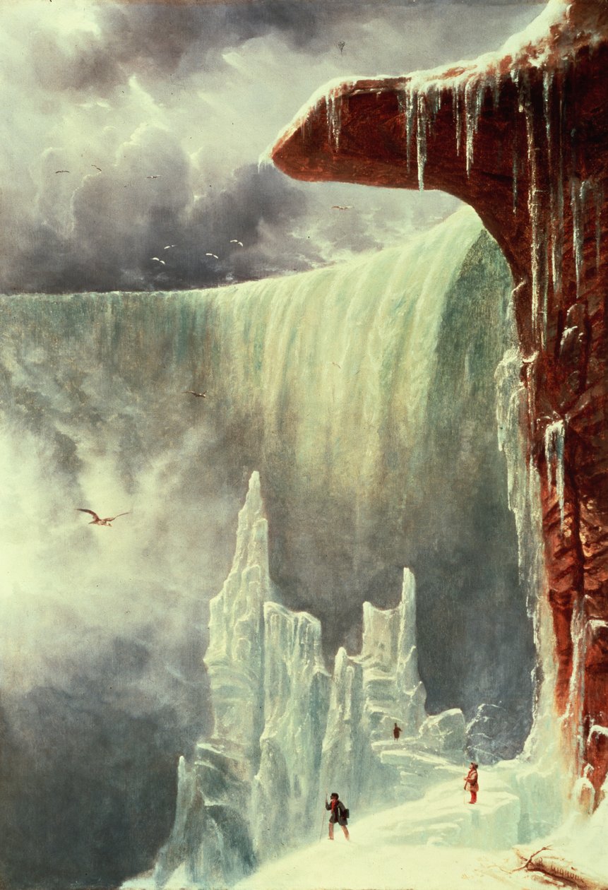 Niagarafallen på vintern av Regis Francis Gignoux