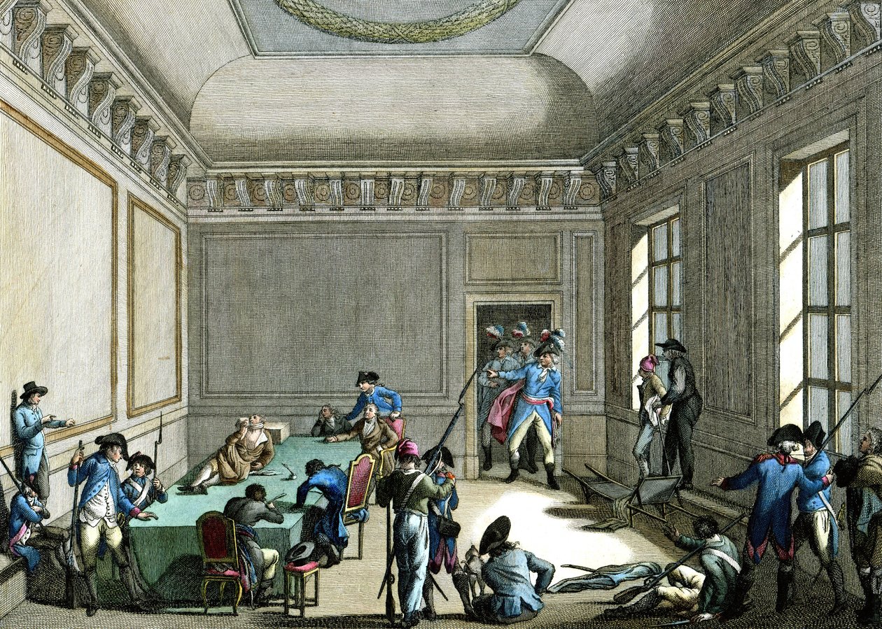 Arrestering av Robespierre av Reiner Vinkeles