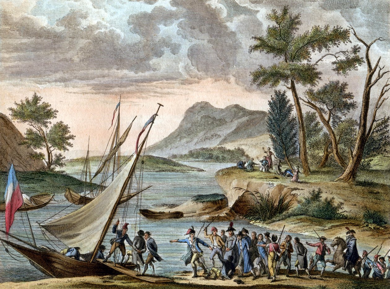 Arrestering av emigranter och konspiratörer av Reiner Vinkeles