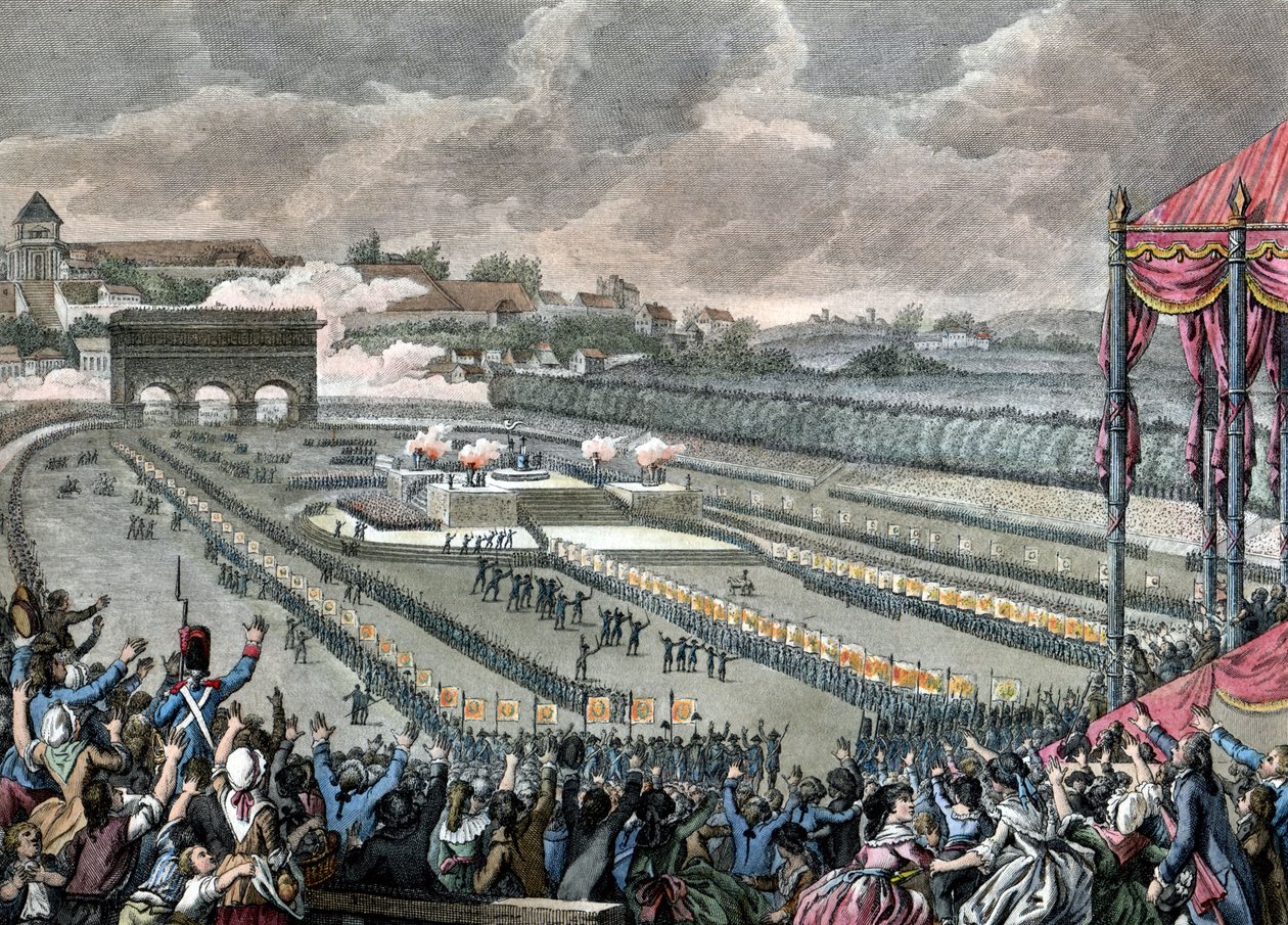 Fete de la Federation på Champ de Mars av Reiner Vinkeles