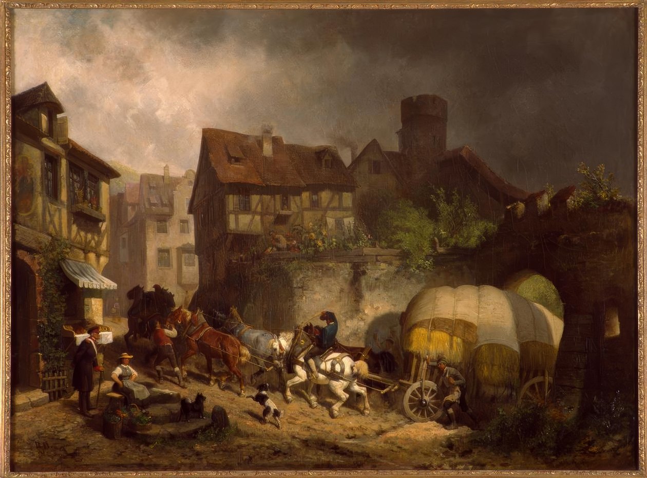 R.Braun, Schwabisk byscen av Reinhold Braun