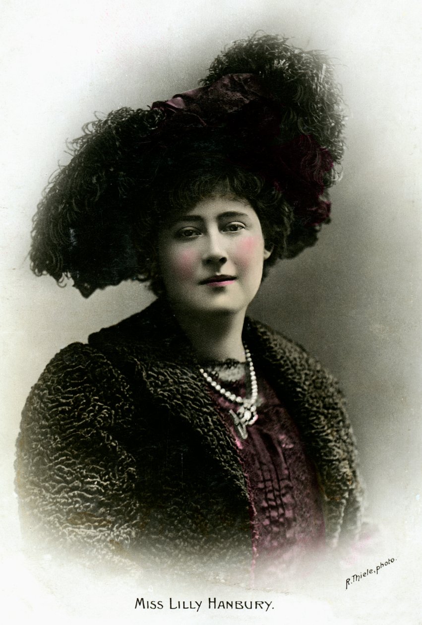 Lily Hanbury 1874-1908, engelsk skådespelerska, tidigt 1900-tal. av Reinhold Thiele