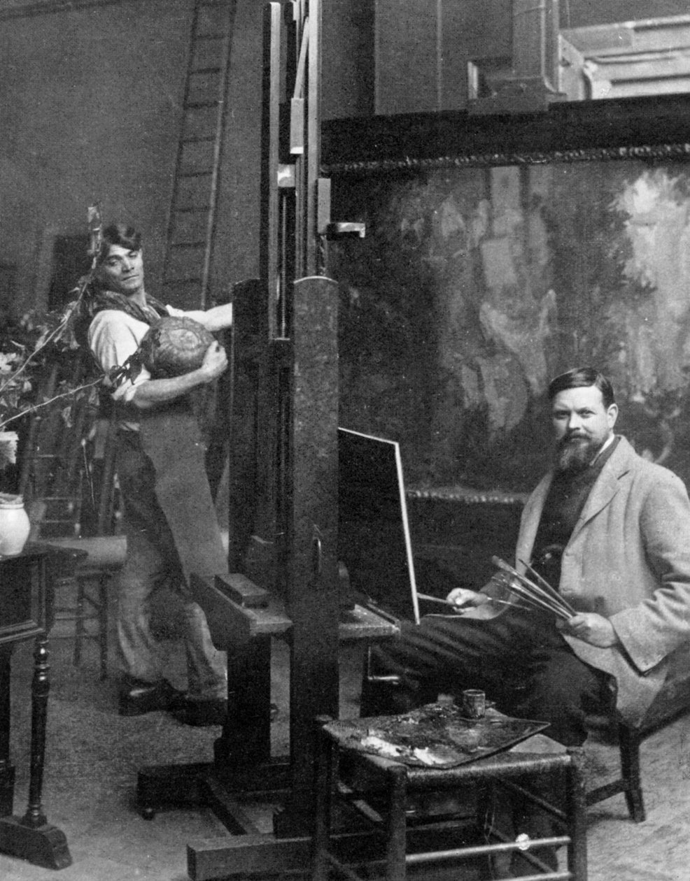 Sir Frank Brangwyn 1867-1956, walesisk konstnär, 1911-1912. av Reinhold Thiele