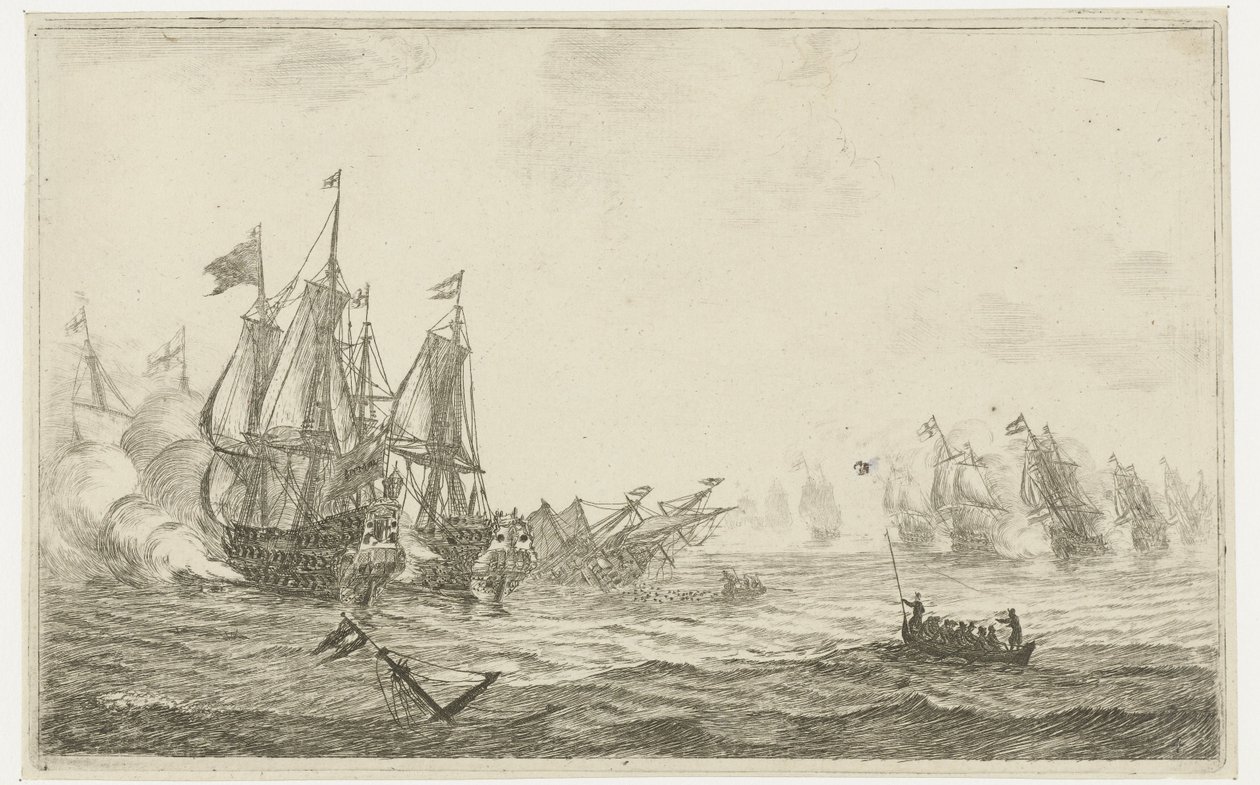 sjöslag New Ship Batalien (serietitel) av Reinier Nooms