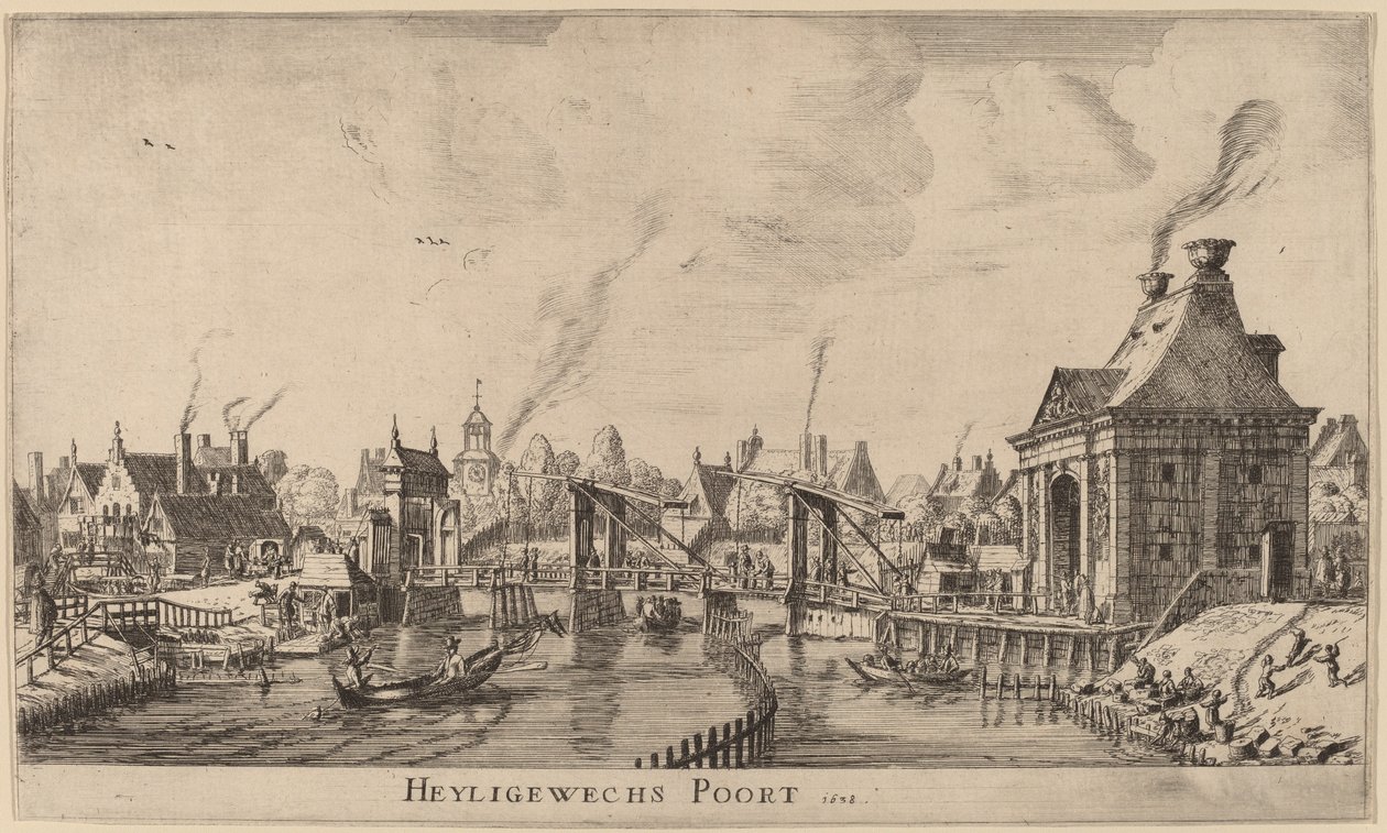 Heiligeweg Gate (Heylige Weghs Gate) av Reinier Nooms, called Zeeman