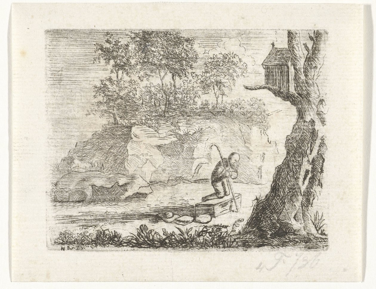 Bedande pilgrim av Reinierus Albertus Ludovicus baron van Isendoorn à Blois