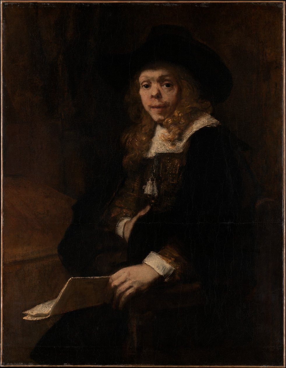 Porträtt av Gerard de Lairesse, 1665-67 av Rembrandt van Rijn