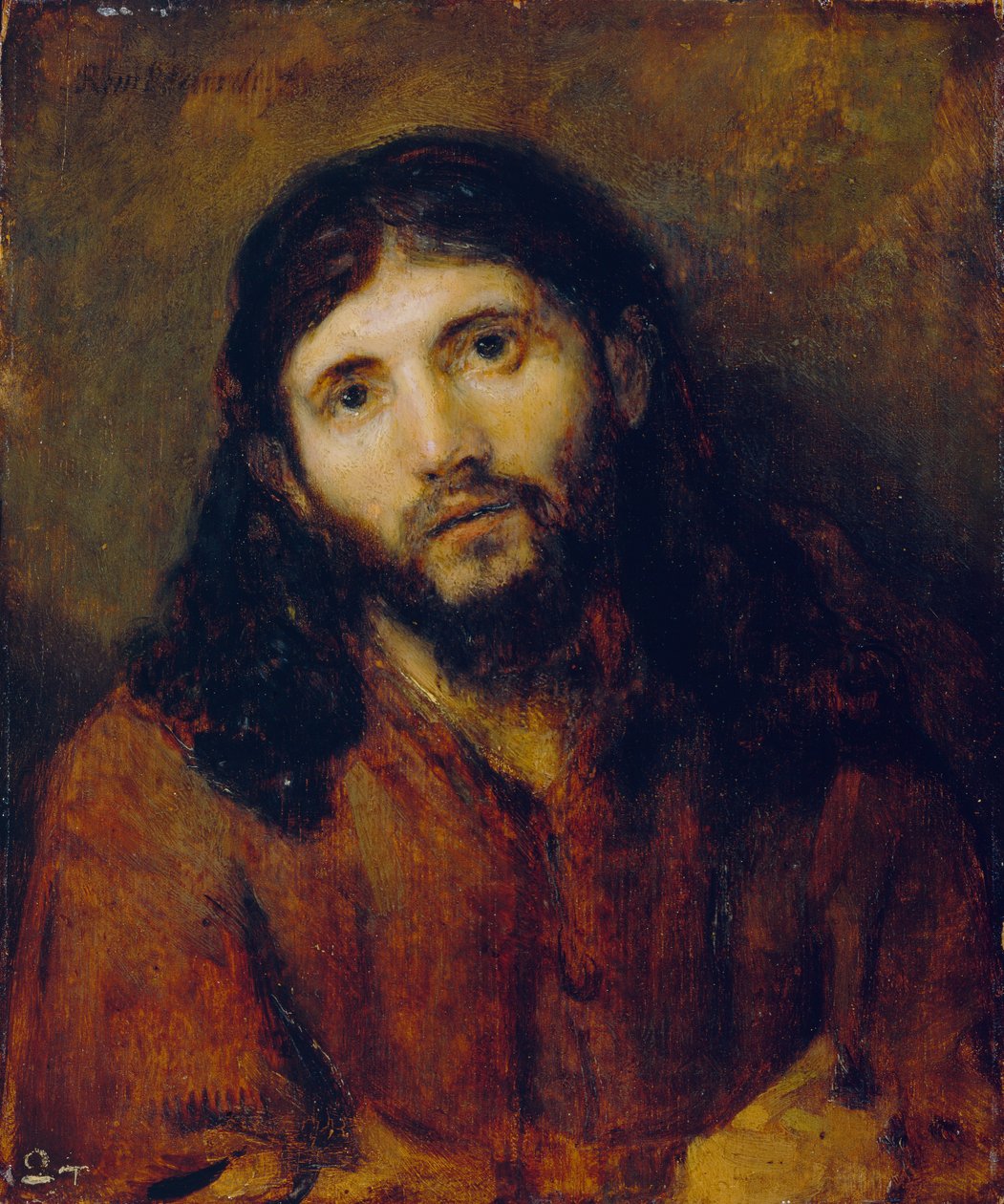 Kristus, ca 164850 (olja på ekpanel) av Rembrandt van Rijn