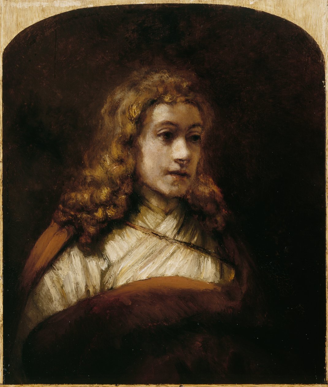 Titus, Rembrandts Son, ca 1660 av Rembrandt van Rijn
