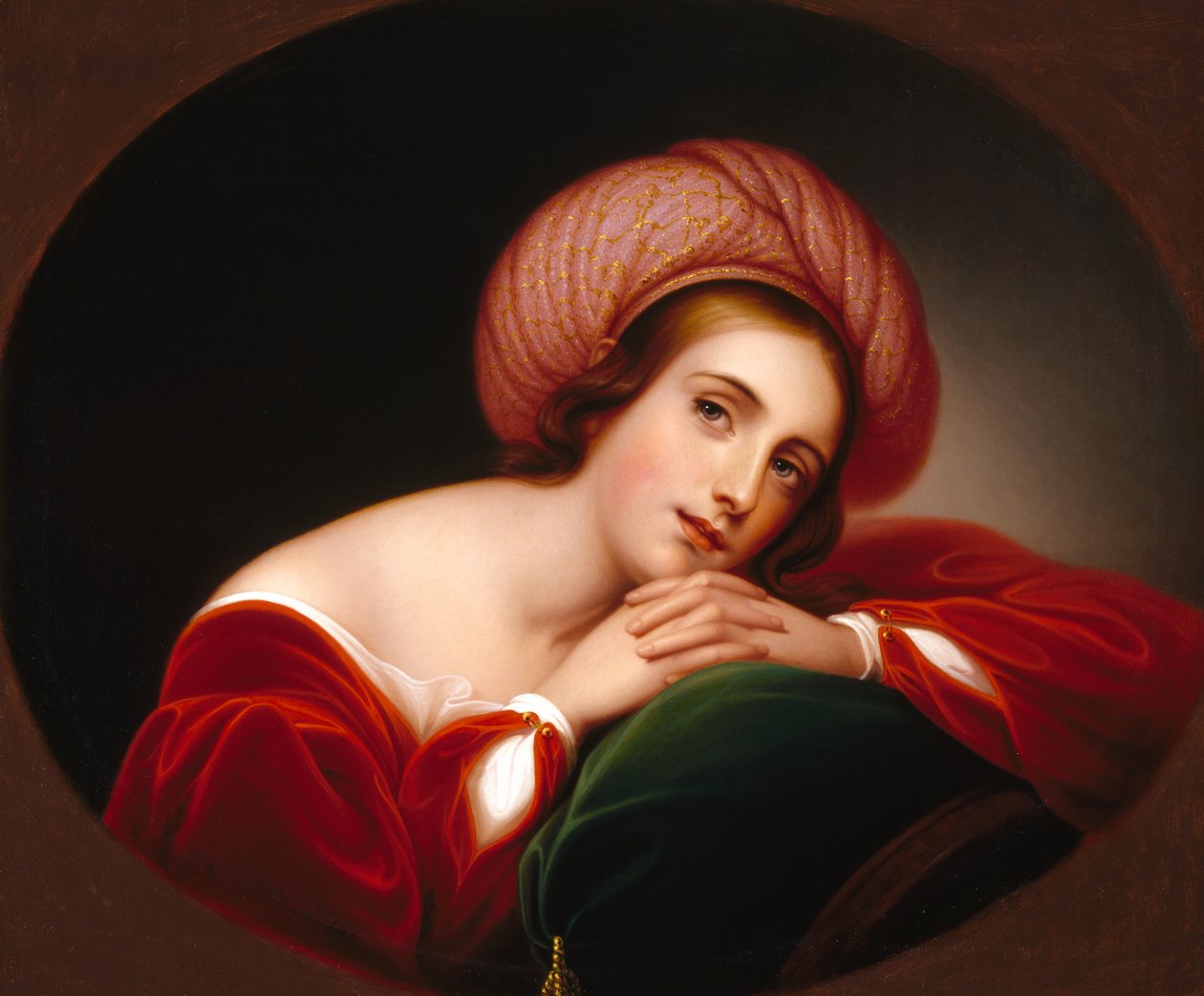Idealiserat porträtt, ca 1845 av Rembrandt Peale