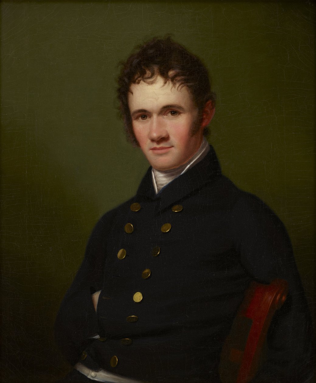 Porträtt av befälhavare Lewis Warrington (1782-1851) av Rembrandt Peale