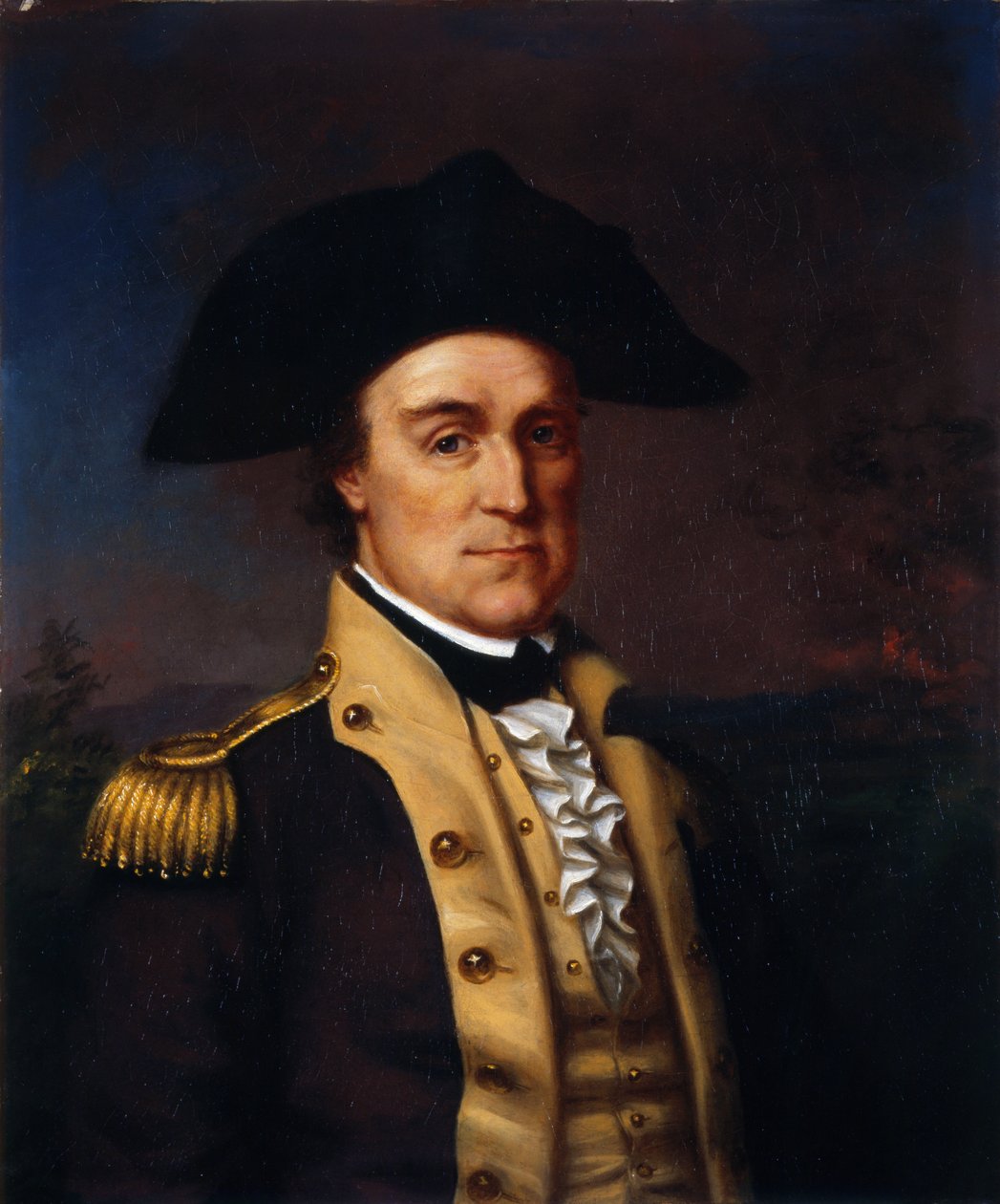 Porträtt av general Elijah Clarke av Rembrandt Peale