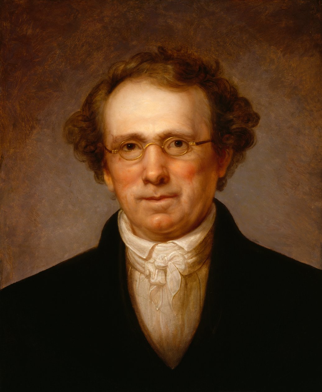 Porträtt av Henry Robinson, ca 1816-20 (olja på papper monterad på duk) av Rembrandt Peale