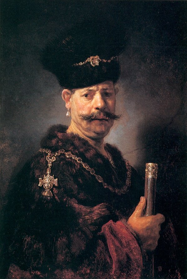 En polsk adelsman av Rembrandt van Rijn