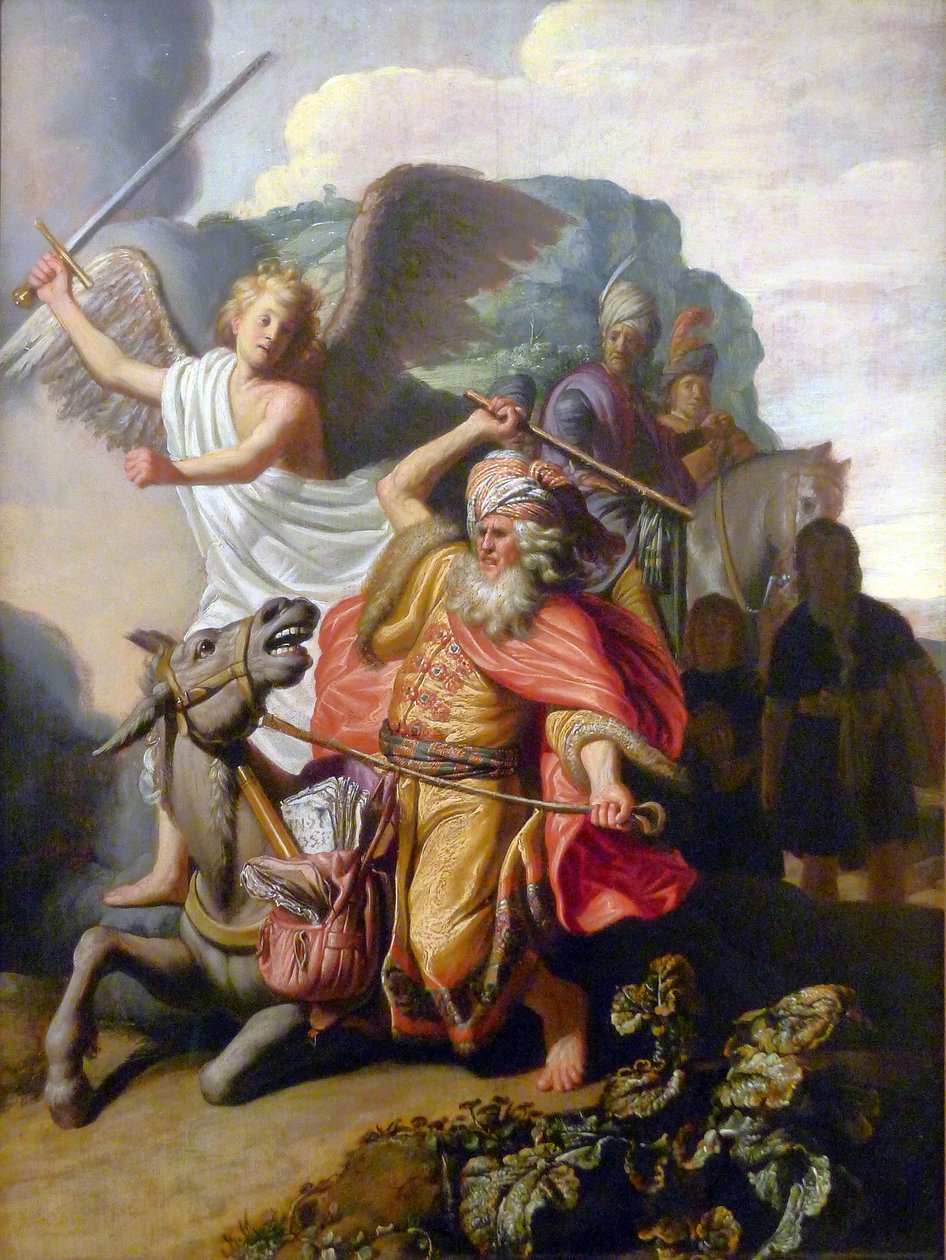 Balaam and his Ass av Rembrandt van Rijn