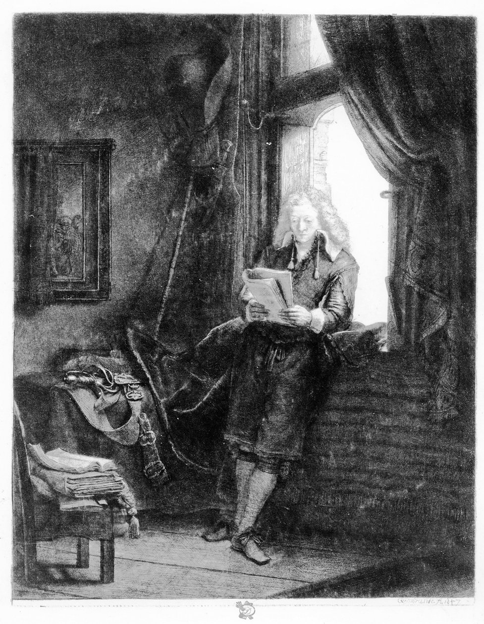 Jan sex, 1647 av Rembrandt van Rijn