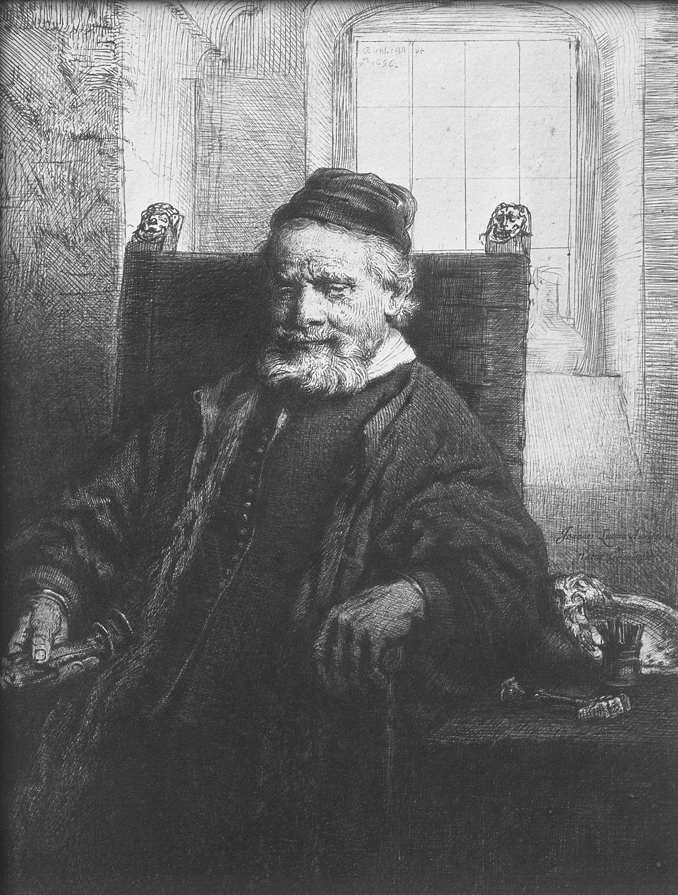 Jean Lutma, 1656 swed av Rembrandt van Rijn