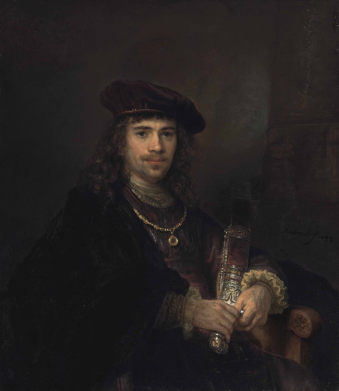 Man with a Sword  av Rembrandt van Rijn