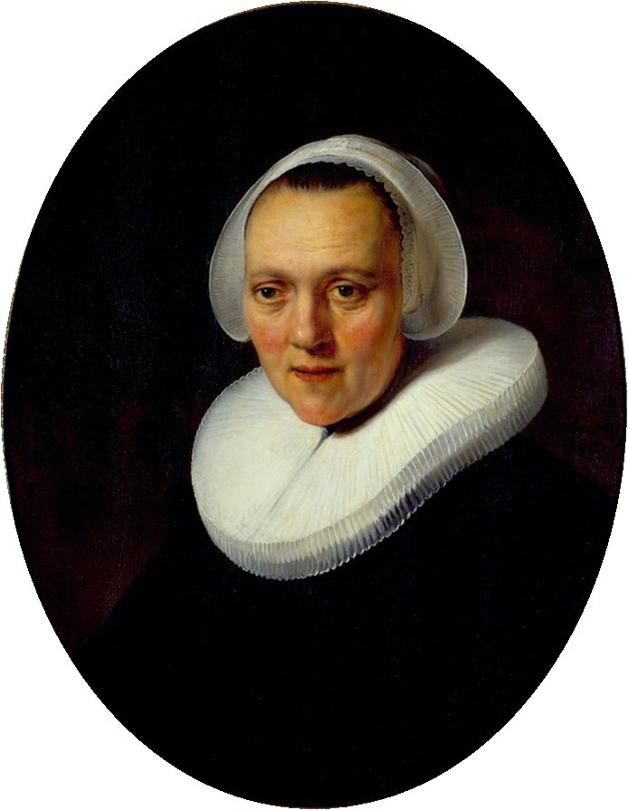 Portrait of a Forty Year Old Woman av Rembrandt van Rijn