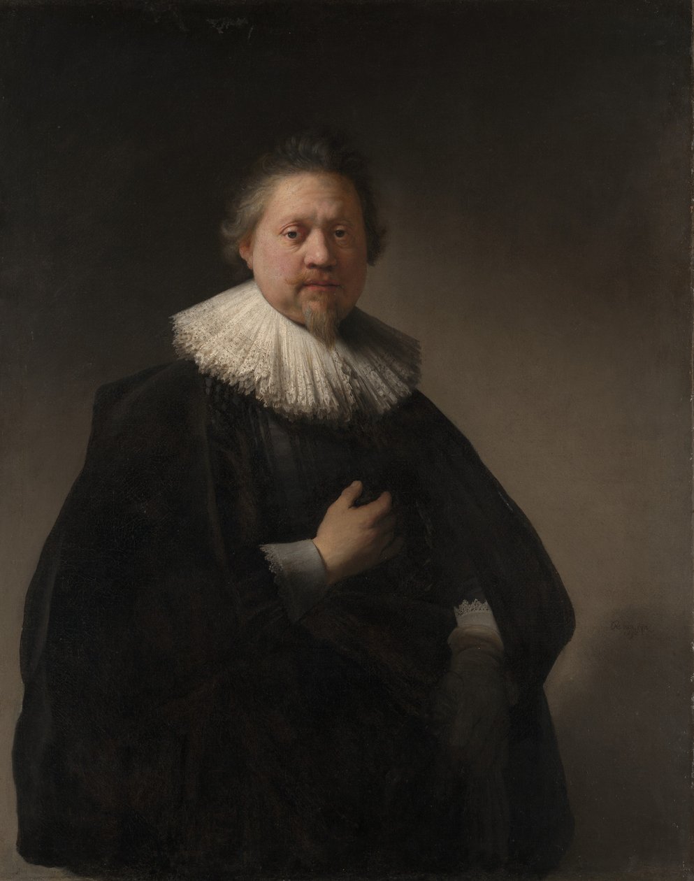 Portrait of a Man, probably a Member of the Van Beresteyn Family av Rembrandt van Rijn