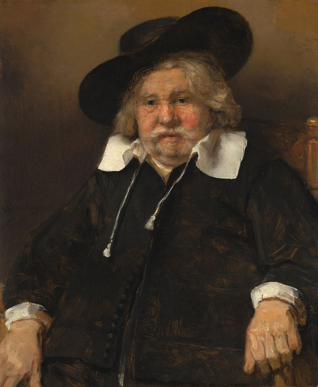 Porträtt av en gammal man, 1667 av Rembrandt van Rijn