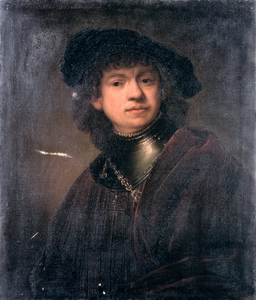 Självporträtt, 1600-talet av Rembrandt van Rijn