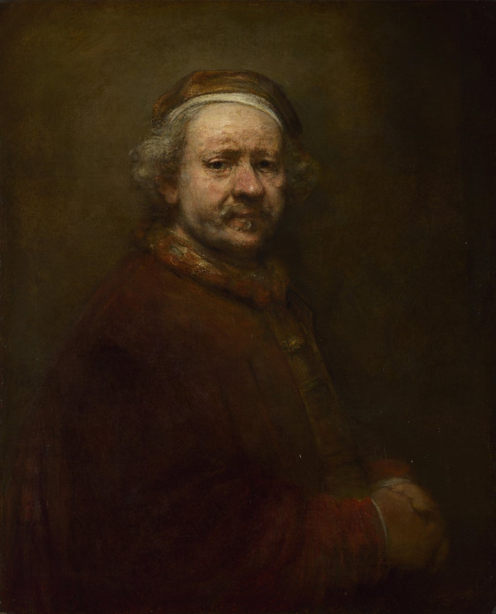 Självporträtt vid 63 års ålder, 1669 av Rembrandt van Rijn