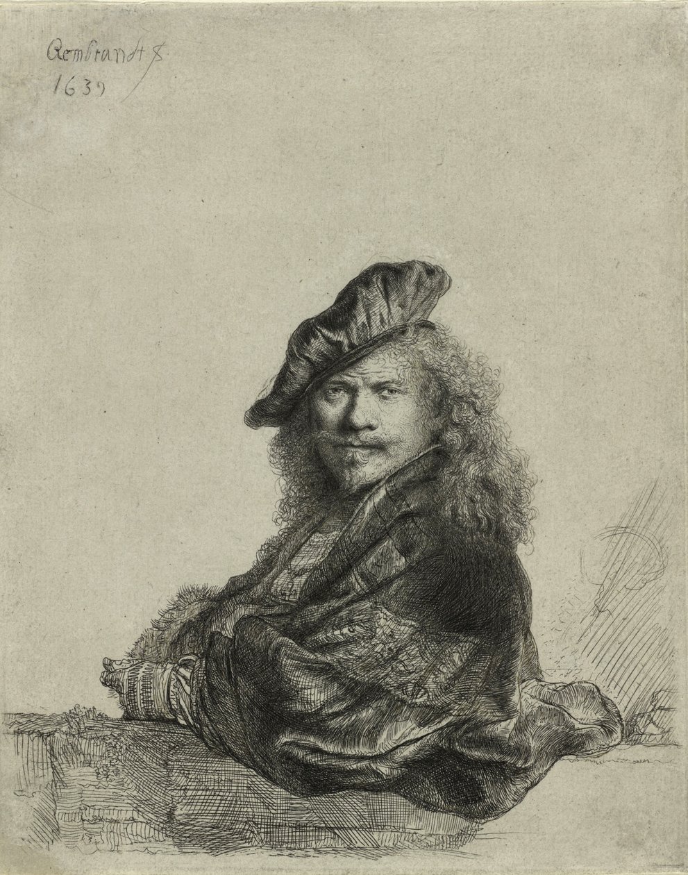 Självporträtt av Rembrandt van Rijn