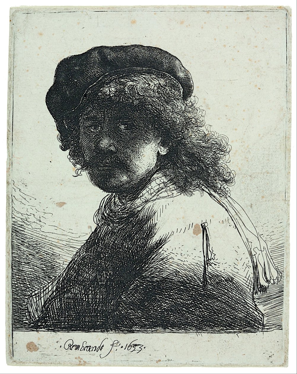 Self-Portrait av Rembrandt van Rijn