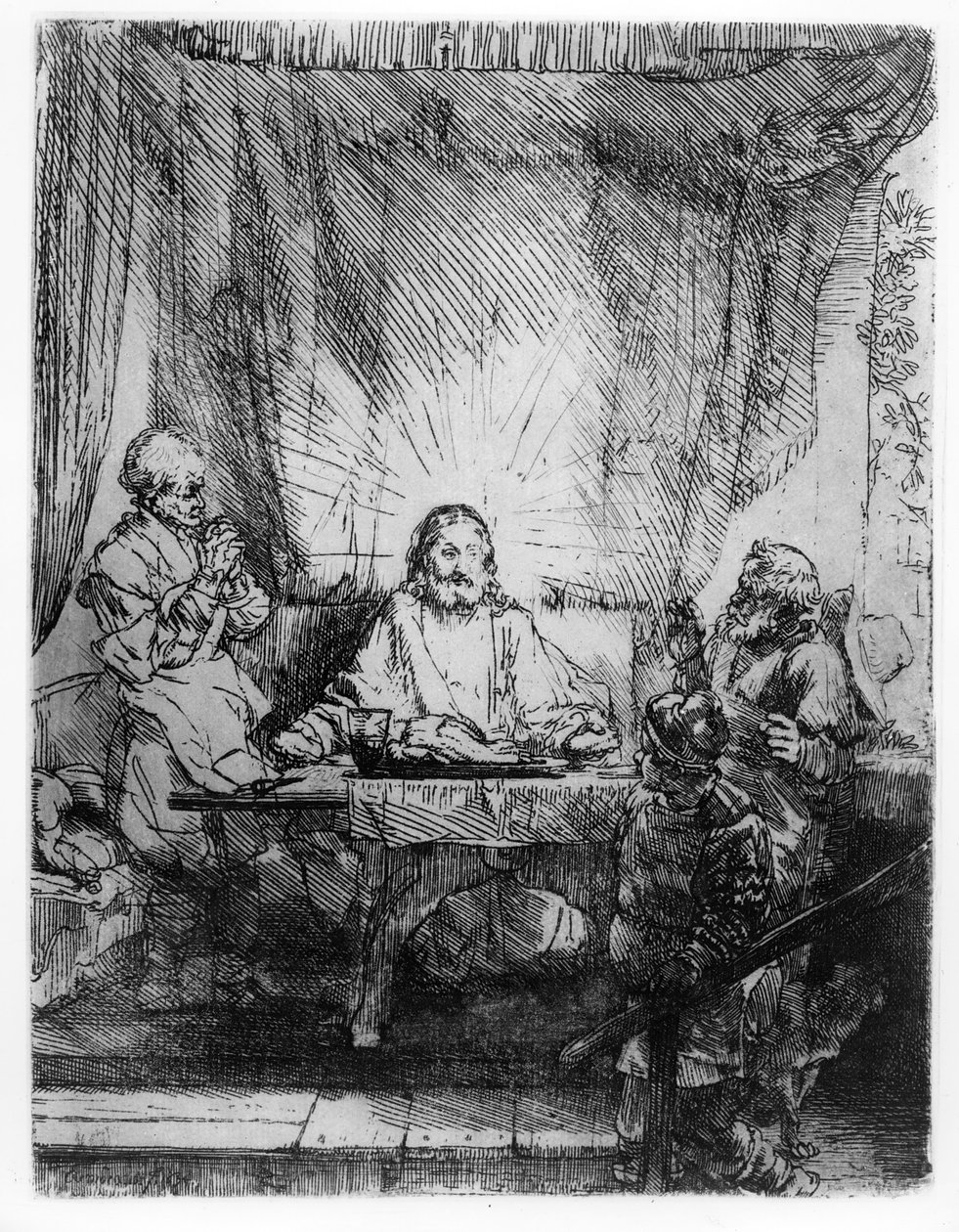 Talisuaga i Emau, 1654 swed av Rembrandt van Rijn
