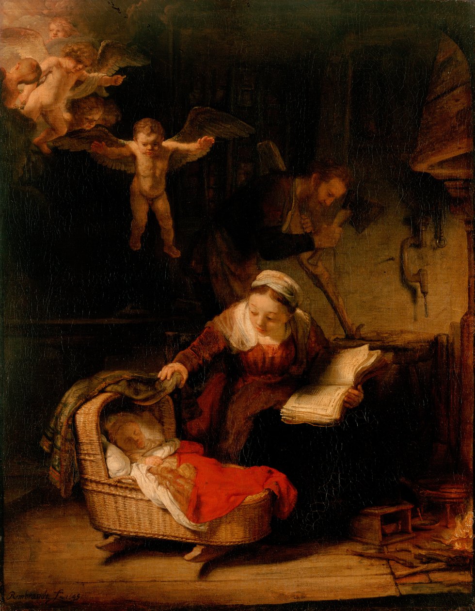 The Holy Family av Rembrandt van Rijn